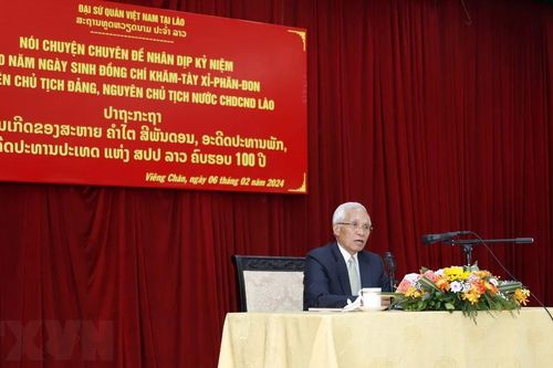Đóng góp của nguyên Chủ tịch Khamtay Siphandone với cách mạng Lào và Việt Nam