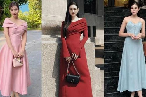 10 set váy liền trẻ trung và sang trọng tham khảo từ mỹ nhân Việt