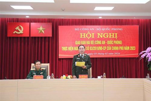 Hai lực lượng Quân đội, Công an phối hợp chặt chẽ thực hiện nhiệm vụ quốc phòng, an ninh