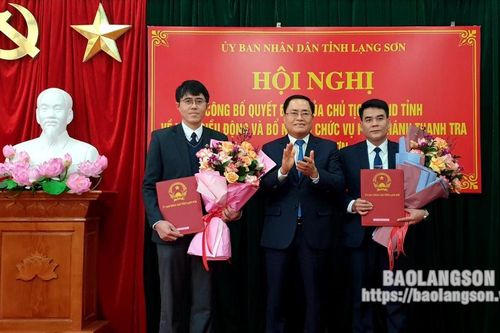 Thanh tra tỉnh có 2 tân Phó Chánh Thanh tra