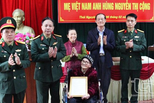 Cục Hậu cần Quân khu 1: Nhận phụng dưỡng Mẹ Việt Nam Anh hùng