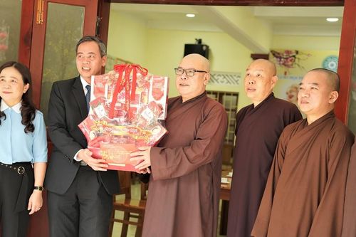 Quảng Trị: Lãnh đạo tỉnh thăm, chúc Tết Ban Trị sự GHPGVN tỉnh