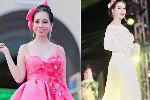 Hoa hậu Thanh Hằng tinh tế sang trọng với áo dài ngọc trai cách điệu trong ngày hội văn hóa dân gian