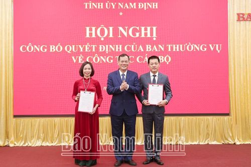 Nam Định: Điều động, bổ nhiệm Phó Chánh Văn phòng Tỉnh ủy