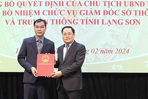 Ông Nguyễn Trọng Hùng làm Giám đốc Sở Thông tin và Truyền thông Lạng Sơn