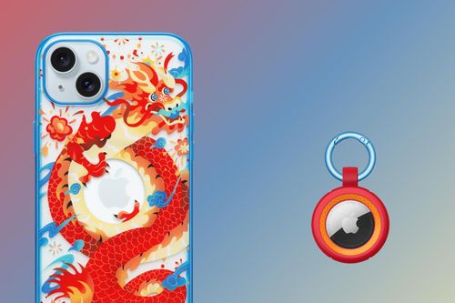 Phụ kiện iPhone và AirTag hình rồng chào Tết Giáp Thìn