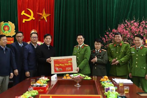 Phó Chủ tịch UBND tỉnh Trịnh Trường Huy tặng quà Tết tại huyện Hạ Lang