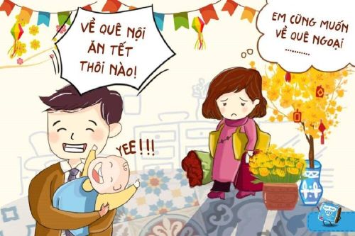 Cú 'quay xe' của chồng sau nhiều năm khóc vì chuyện Tết nội, Tết ngoại