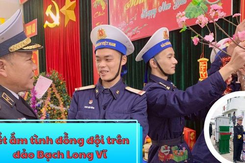 Tết ấm tình đồng đội trên đảo Bạch Long Vĩ