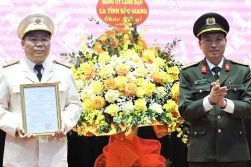 Công bố quyết định của Bộ trưởng Công an về công tác cán bộ
