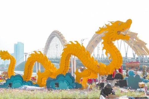Ngắm linh vật năm Giáp Thìn 2024 của TP Đà Nẵng