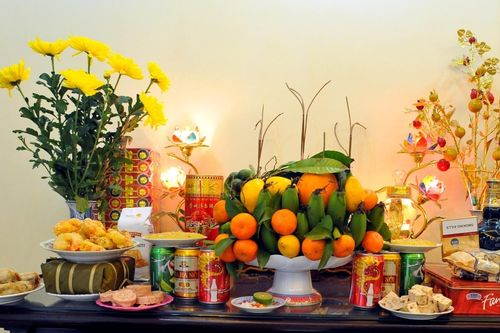 Mâm cúng giao thừa tết Nguyên đán Giáp Thìn 2024 đầy đủ nhất