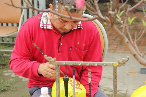 'Thay áo mới' cho quả dừa, thầy giáo xứ Nghệ kiếm tiền triệu mỗi ngày dịp Tết