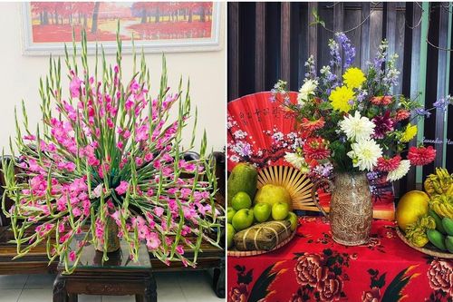 Hội chị em khéo tay khoe những bình hoa rực rỡ trang hoàng cho ngày Tết