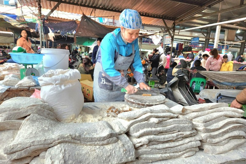 Phiên chợ Tết cuối năm ở Phủ Lạng Giang