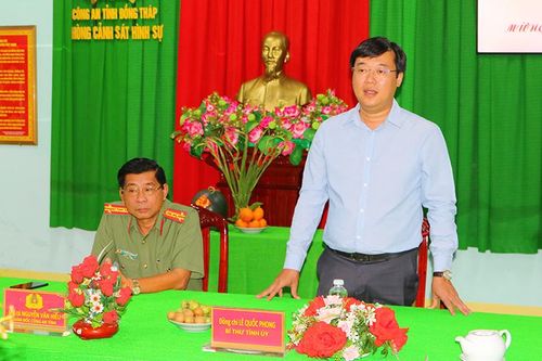 Bí thư Tỉnh ủy chúc Tết Phòng Cảnh sát hình sự