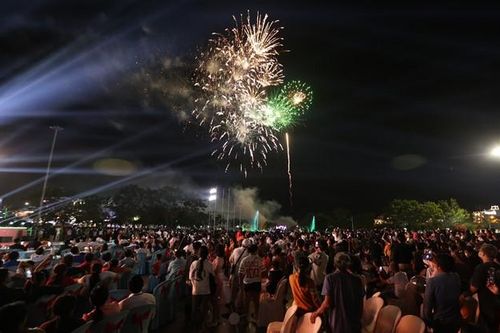Chương trình nghệ thuật chào đón giao thừa năm 2024 tại TP Hồng Ngự