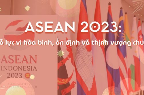 ASEAN 2023: Nỗ lực vì hòa bình, ổn định và thịnh vượng chung