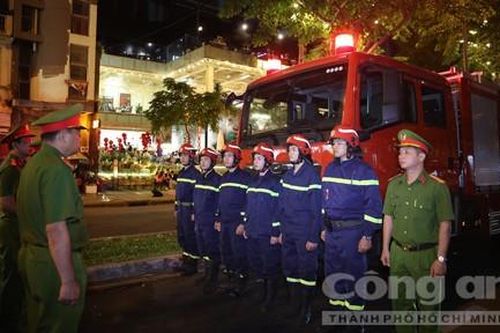 TPHCM: Đảm bảo an toàn PCCC các điểm bắn pháo hoa đêm Giao thừa