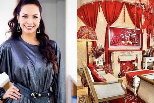 Không 'ăn Tết' ở nhà nhưng biệt thự của cựu mẫu Thúy Hạnh vẫn rực rỡ, lộng lẫy đón Xuân
