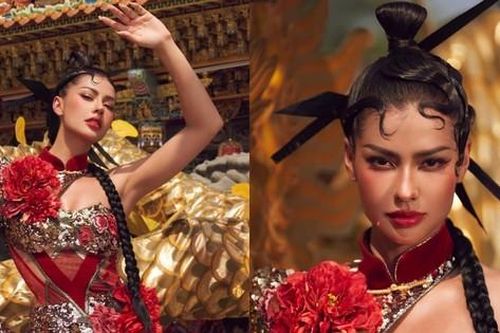 Hoa hậu Thái Lan Anntonia Porsild cực ấn tượng trong bộ ảnh đón Tết Giáp Thìn