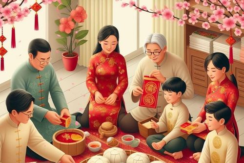 Viết lời chúc Tết, vẽ tranh năm mới chưa đến 1 phút bằng AI