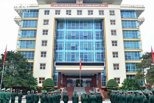 Bộ Chỉ huy Quân sự tỉnh Nghệ An chào cờ đầu năm mới - Xuân Giáp Thìn 2024