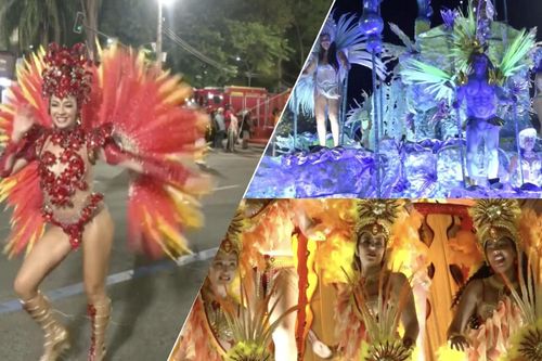 Xem các vũ công Samba mê hoặc người xem tại lễ hội hóa trang lớn nhất thế giới