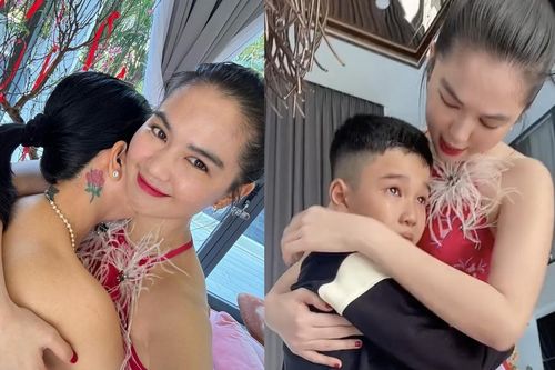 Gia đình Ngọc Trinh làm gì vào mùng 1 Tết 2024 khi con gái trở về?