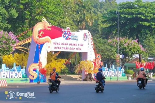 Đường phố Biên Hòa thông thoáng sáng Mùng 1 Tết