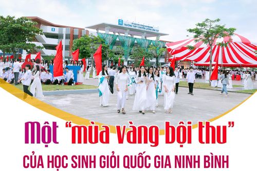 {Emagazine} - Một 'mùa vàng bội thu' của học sinh giỏi Quốc gia Ninh Bình