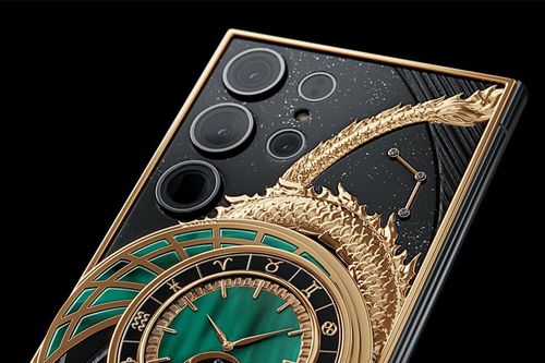 Ngắm chiếc Galaxy S24 Ultra 'độ' rồng siêu đắt đỏ