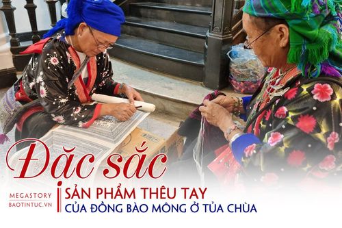 Đặc sắc sản phẳm thêu tay của đồng bào dân tộc Mông Tủa Chùa