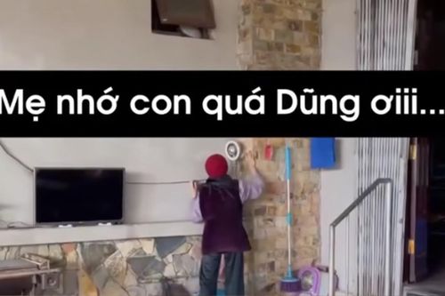 Khoảnh khắc cụ bà 90 tuổi nhìn camera nói nhớ con trai khiến nhiều người xúc động
