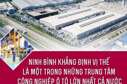 Ninh Bình khẳng định vị thế là một trong những trung tâm công nghiệp ô tô lớn nhất cả nước