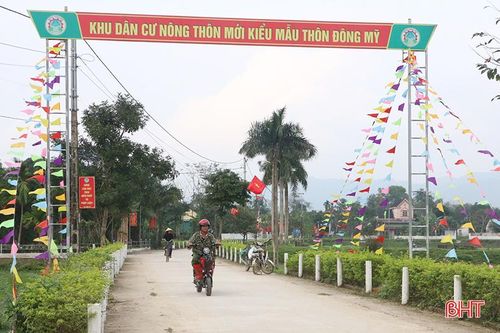 Thay 'áo mới' cho những khu dân cư kiểu mẫu ở Hương Sơn