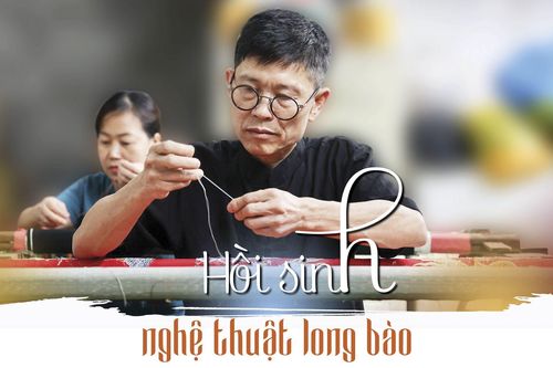 Hồi sinh nghệ thuật thêu Long Bào
