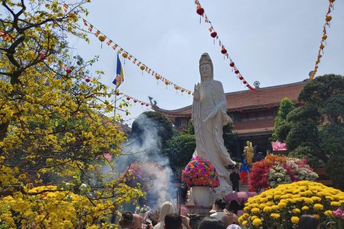TP Hồ Chí Minh: Người dân nô nức lễ chùa cầu an dịp đầu năm mới