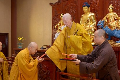 Đức Pháp chủ GHPGVN khai thị đầu năm Giáp Thìn: Bình an thực sự chỉ có khi tâm thanh tịnh