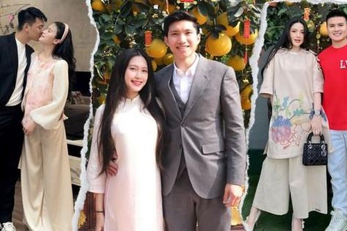 Vợ cầu thủ Việt khoe sắc ngày Tết: Doãn Hải My tinh tế, Chu Thanh Huyền nổi bật