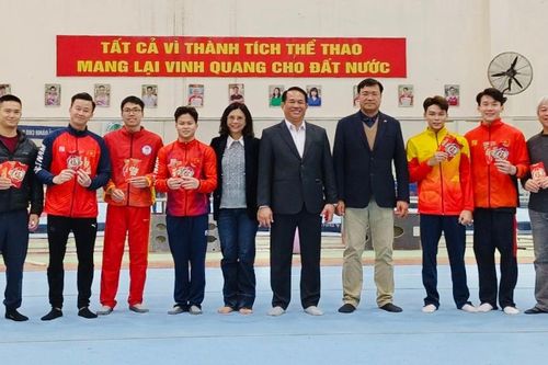 Tập xuyên Tết, đội thể dục dụng cụ 'săn' vé Olympic từ cúp thế giới