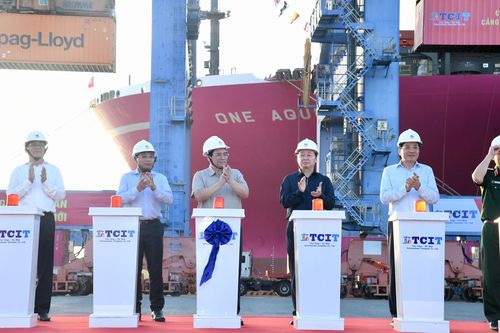 Thủ tướng Phạm Minh Chính dự phát lệnh làm hàng đầu xuân tại Cảng Quốc tế Tân Cảng - Cái Mép