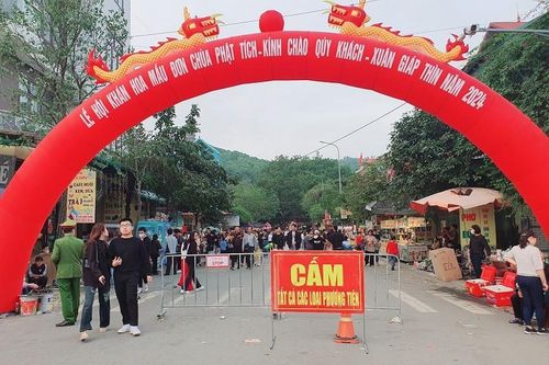 Bắc Ninh: Chùa Phật Tích thực hiện nghiêm theo Công điện số 11