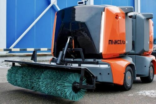 Thủ đô nước Nga bắt đầu sử dụng robot dọn dẹp
