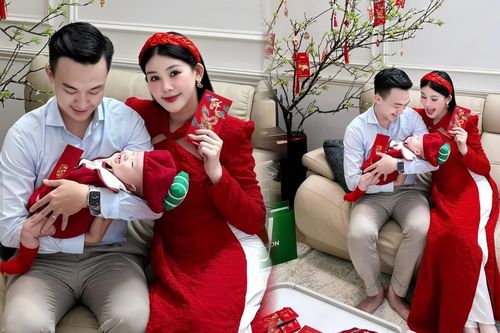 Lê Âu Ngân Anh đón Tết đầu bên thành viên mới