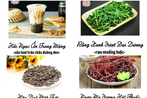 Loạt món ăn có tên gọi độc lạ, sang chảnh làm netizen cười ngất