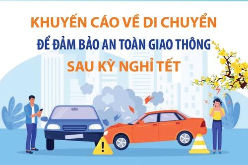 Khuyến cáo về di chuyển để đảm bảo an toàn giao thông sau kỳ nghỉ Tết