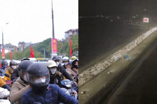 Hà Nội ùn tắc mọi ngả đường, người dân lỉnh kỉnh đồ đạc quay lại thủ đô sau kỳ nghỉ lễ