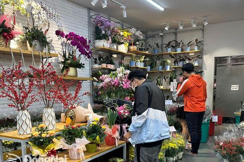 Thị trường hoa tươi dịp lễ tình nhân kém sôi động do rơi vào dịp Tết