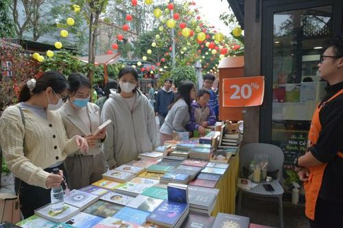 Phố sách Hà Nội rộn ràng trong dịp Tết